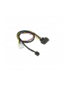 Supermicro Mini SAS HD to PCIe SFF-8639 w/ Power, 55CM, 45CM, 34 AWG,RoHs - nr 3