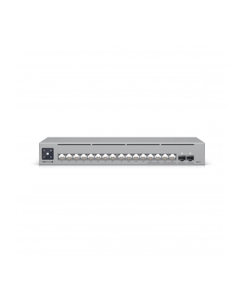 Ubiquiti 16-port, Layer 3 Etherlighting switch with 2.5 GbE, PoE++ output, and versatile mounting options, 4x 2.5 GbE PoE++ ports, 12x GbE PoE+ ports, 2x 10G SFP+ ports, 180W total PoE availability nr 1