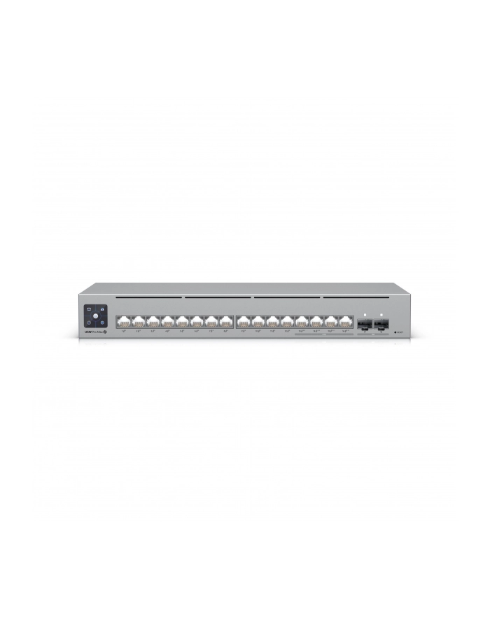 Ubiquiti 16-port, Layer 3 Etherlighting switch with 2.5 GbE, PoE++ output, and versatile mounting options, 4x 2.5 GbE PoE++ ports, 12x GbE PoE+ ports, 2x 10G SFP+ ports, 180W total PoE availability główny