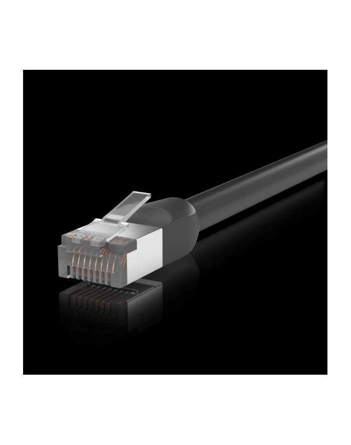 Ubiquiti UACC-Cable-Patch-Outdoor-8M-BK Rugged, outdoor patch cable designed to function in the harshest environments, Shielded RJ45 plug główny
