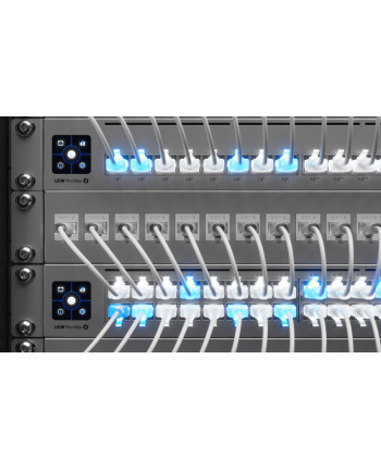 Ubiquiti UACC-Cable-Patch-EL-3M-W Nano-thin patch cable with 2.5 GbE support designed to show Etherlightin™ effects nr 2