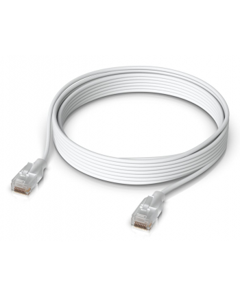 Ubiquiti UACC-Cable-Patch-EL-5M-W Nano-thin patch cable with 2.5 GbE support designed to show Etherlighting effects