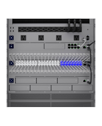 Ubiquiti UACC-Cable-Patch-EL-5M-W Nano-thin patch cable with 2.5 GbE support designed to show Etherlighting effects