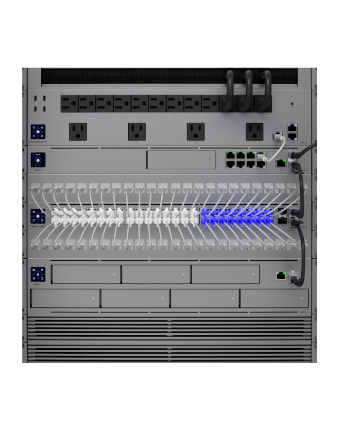 Ubiquiti UACC-Cable-Patch-EL-5M-W Nano-thin patch cable with 2.5 GbE support designed to show Etherlighting effects główny