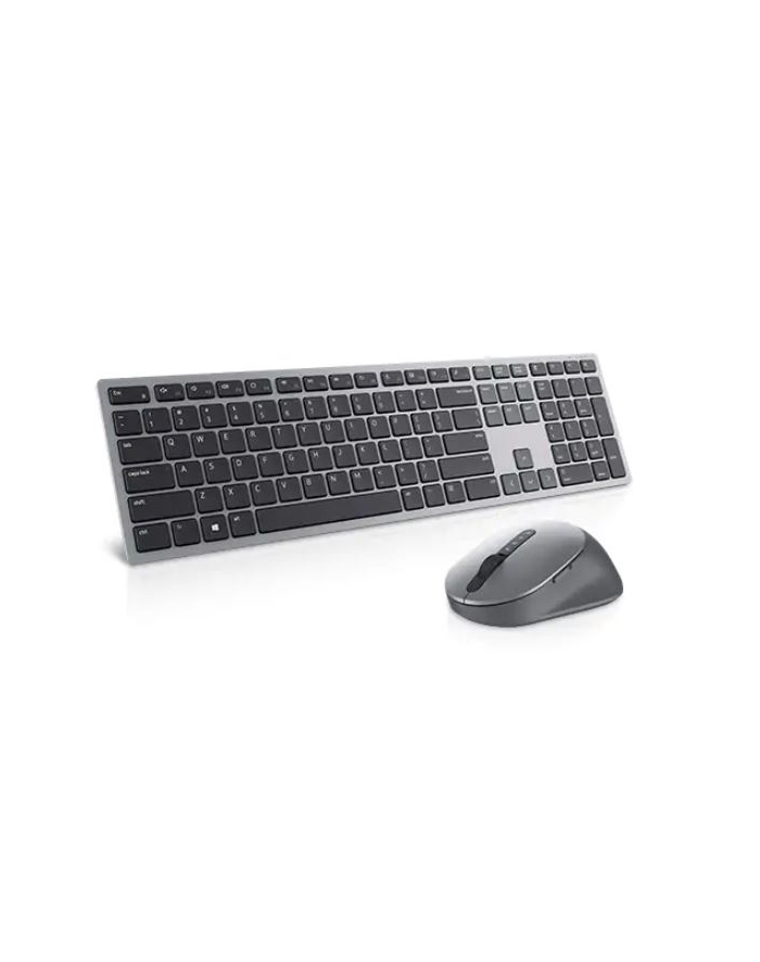 no name Dell Premier Multi-Device Keyboard and Mouse  KM7321W  Keyboard and Mouse Set Wireless Batteries included RU Wireless connection Titan grey główny