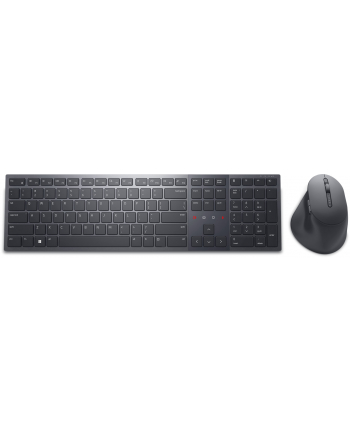 no name Dell Premier Collaboration Keyboard and Mouse KM900 Keyboard and Mouse Set Wireless Included Accessories USB-C to USB-C Charging cable LT USB-A Graphite Wireless connection