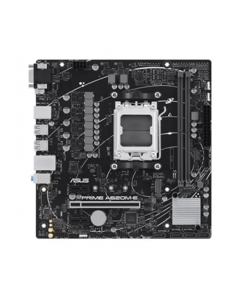 no name Asus PRIME A620M-E Processor family AMD Processor socket AM5 DDR5 DIMM Memory slots 2 Supported hard disk drive interfaces SATA, M2 Number of SATA connectors 4 Chipset AMD A620 Micro-ATX