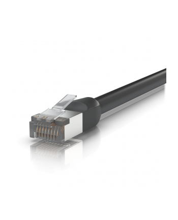Ubiquiti UACC-Cable-Patch-Outdoor-8M-BK Rugged, outdoor patch cable designed to function in the harshest environments, Shielded RJ45 plug
