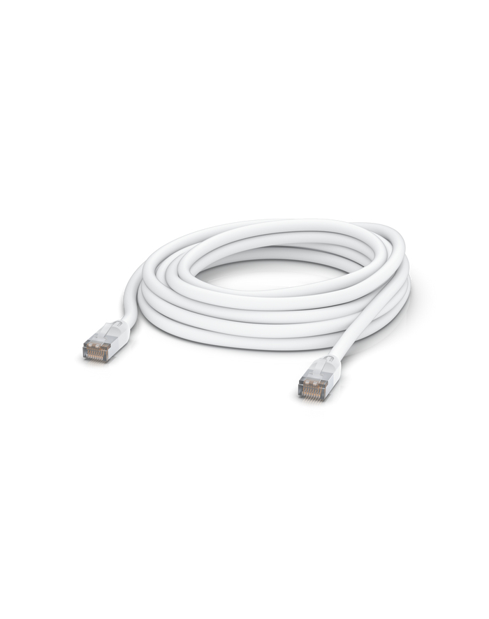 Ubiquiti UACC-Cable-Patch-Outdoor-8M-W Rugged, outdoor patch cable designed to function in the harshest environments, Shielded RJ45 plug główny