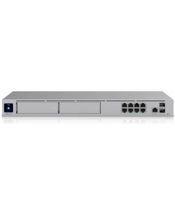 Ubiquiti rack-mount Cloud Gateway with 10 Gbps performance, multi-WAN load balancing, and two NVR drive bays designed for large-scale, multi-application UniFi sites nr 1