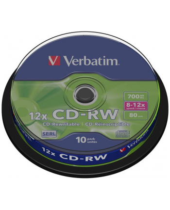 CD-RW VERBATIM 700MB 12X CAKE(10) nr 2