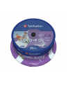 DVD+R VERBATIM 8 5GB2 4X DOUBLE LAYER NADRUK C25SZT - nr 1