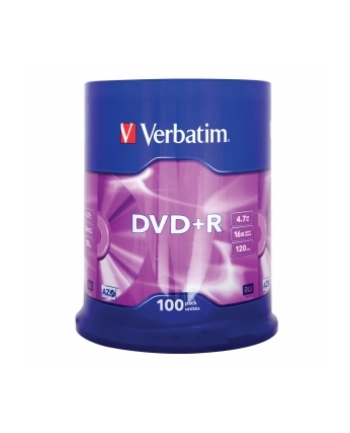 DVD+R Verbatim 4.7GB 16xSpeed (Cake 100szt) nr 1