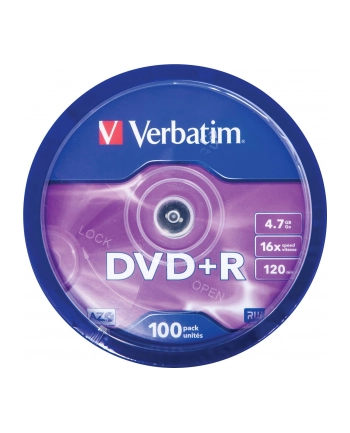 DVD+R Verbatim 4.7GB 16xSpeed (Cake 100szt) nr 2