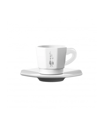 Bialetti Zestaw 4 filiżanek z podstawką - Biały (4 sztuki) nr 2