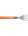 Kabel instalacyjny DIGITUS kat7, S/FTP, Dca, AWG 23/1, LSOH, 500m, pomarańczowy, szpula - nr 14