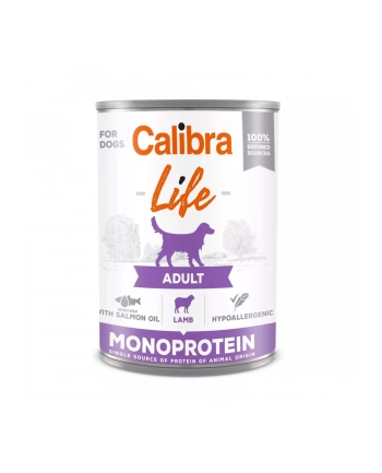 CALIBRA DOG LIFE ADULT LAMB- mokra karma dla psa - 400G nr 1