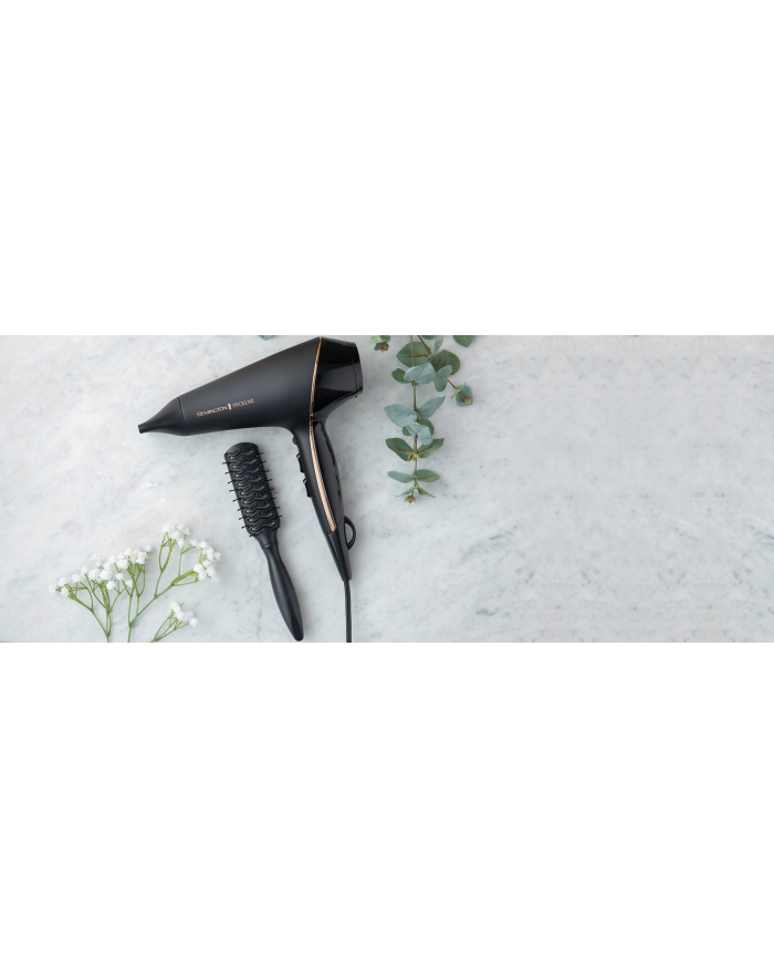 no name Suszarka do włosów Remington AC9140B ProLuxe, Blac | Suszarka do włosów ProLuxe | AC9140B | 2400 W | Liczba ustawień temperatury 3 | Funkcja jonowa | Dysza dyfuzora | Czarny główny