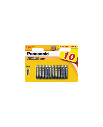 Baterie Panasonic alkaliczne ALKALINE AAA LR03/10 | 10szt.