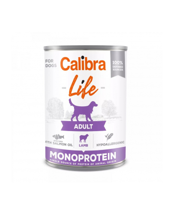 CALIBRA DOG LIFE ADULT LAMB- mokra karma dla psa - 400G