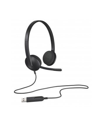 Słuchawki Logitech Headset H340  BLACK USB z mikrofonem