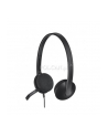 Słuchawki Logitech Headset H340  BLACK USB z mikrofonem - nr 1