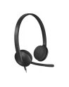 Słuchawki Logitech Headset H340  BLACK USB z mikrofonem - nr 3