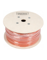 Kabel instalacyjny DIGITUS kat7, S/FTP, Dca, AWG 23/1, LSOH, 500m, pomarańczowy, szpula - nr 17
