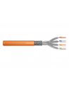 Kabel instalacyjny DIGITUS kat7, S/FTP, Dca, AWG 23/1, LSOH, 500m, pomarańczowy, szpula - nr 1