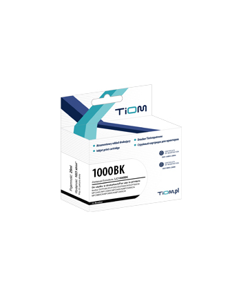 Tusz Tiom do Bczerwonyher 1000BK | LC1000BK | 500 str. | Kolor: CZARNY