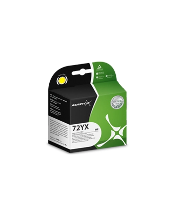 Tusz Asarto do HP 72YX | C9373A | 130 ml | yellow nr 1