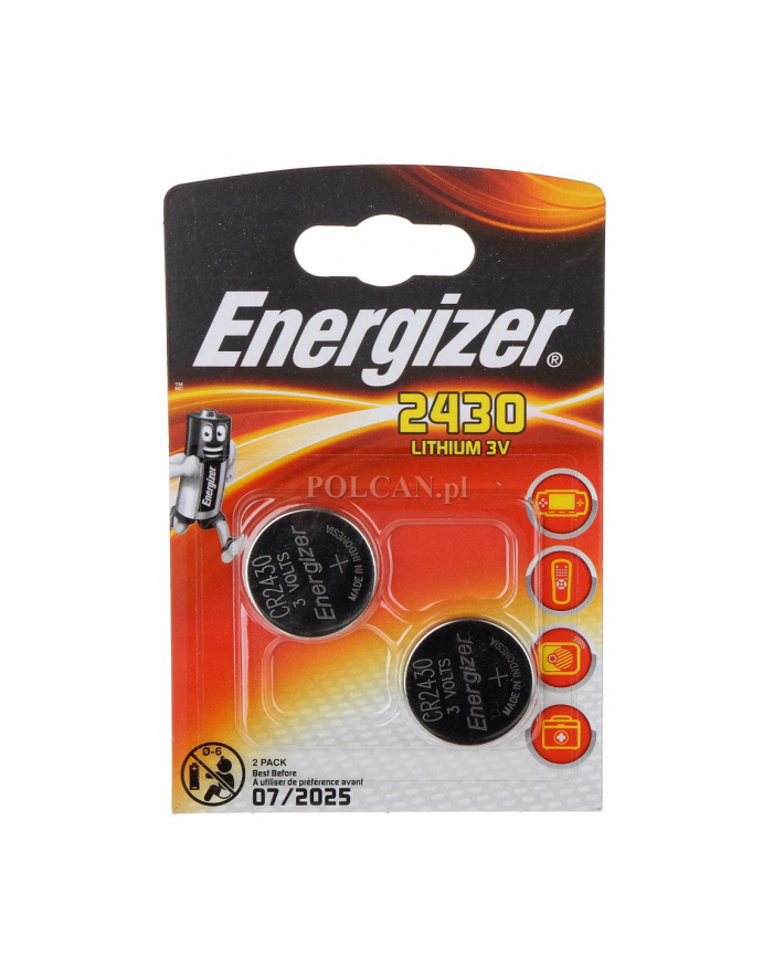 Bateria specjalistyczna Energizer, CR2430, 3V 2szt. główny