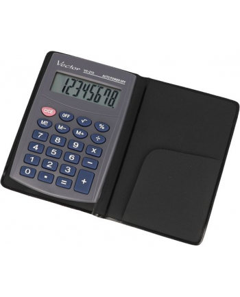 Vector kalkulator KAV VC-210III | kieszonkowy | 8 miejsc | Szary