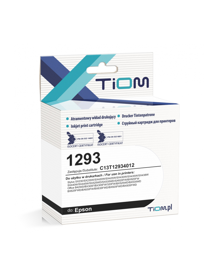 Tusz Tiom do Epson 1293 | C13T12934012 | 625 str | magenta główny