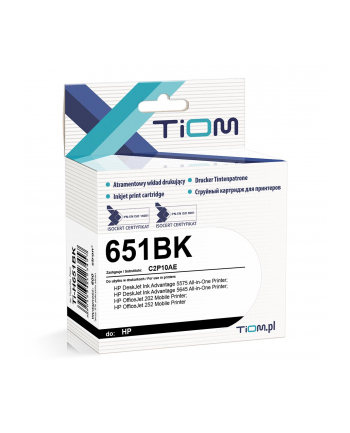 Tusz Tiom do HP 651BK | C2P10AE | 22ml | Kolor: CZARNY