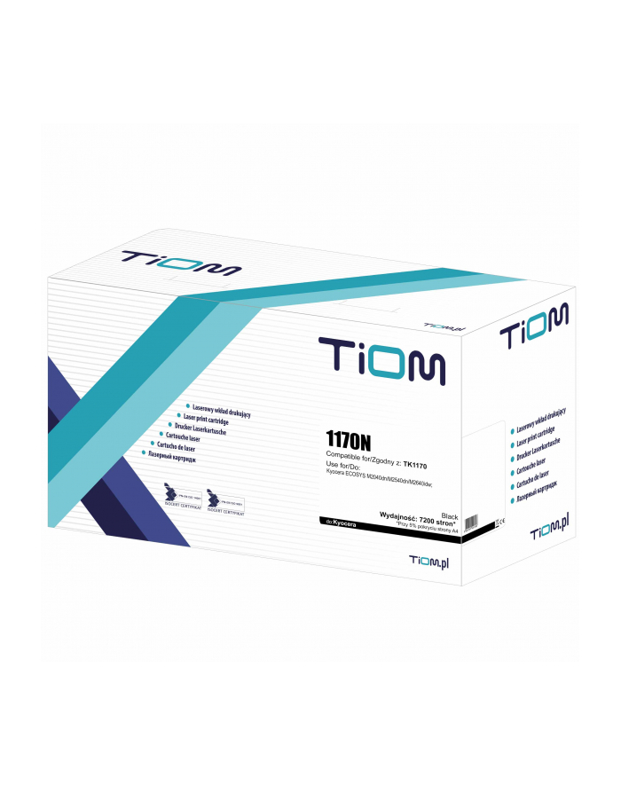 Toner Tiom do Kyocera 1170N | TK-1170 | 7200 str. | Kolor: CZARNY główny