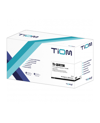 Toner Tiom do Oki 411BN | 44574702 | 3000 str. | Kolor: CZARNY