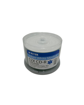 TRAXDATA CD-R 700MB| x52I cake/50 INKJET FF PRINTABLE MEDICAL