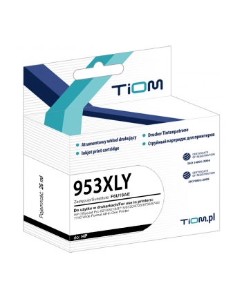 Tusz Tiom do HP 953XLY | F6U18AE | 1600 str. | yellow nr 1