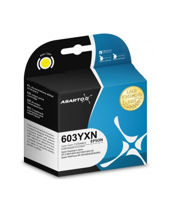 Tusz Asarto do Epson 603YXN | C13T03A44010 | 400 str. | yellow nr 1