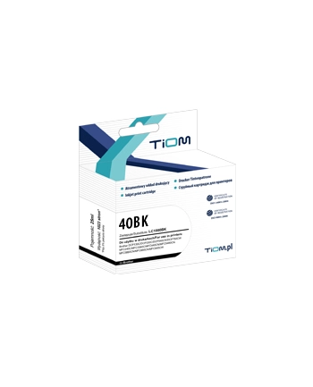 Tusz Tiom do Canon 40BK | 0615B001 | 490 str. | Kolor: CZARNY nr 1