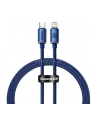 Baseus Kabel USB-C do Lightning Crystal, 20W PD | 1.2m | niebieski - nr 1