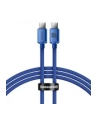 Baseus Kabel USB-C do USB-C Crystal Shine 100W | 1,2m | niebieski - nr 10
