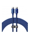 Baseus Kabel USB-C do USB-C Crystal Shine 100W | 1,2m | niebieski - nr 3
