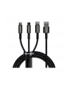Baseus Kabel 3w1 Tungsten Gold USB do micro USB/USB-C/Lightning, 1.5m - nr 1