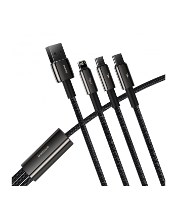 Baseus Kabel 3w1 Tungsten Gold USB do micro USB/USB-C/Lightning, 1.5m