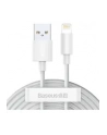 Baseus Kabel USB do Lightning Simple Wisdom, 2.4A | 1.5m | biały | 2szt - nr 13