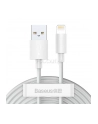 Baseus Kabel USB do Lightning Simple Wisdom, 2.4A | 1.5m | biały | 2szt - nr 1