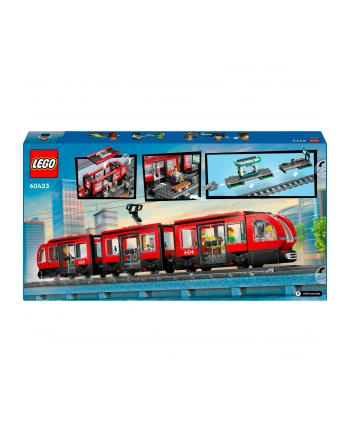 LEGO 60423 CITY Tramwaj miejski ze stacją p3 nr 1