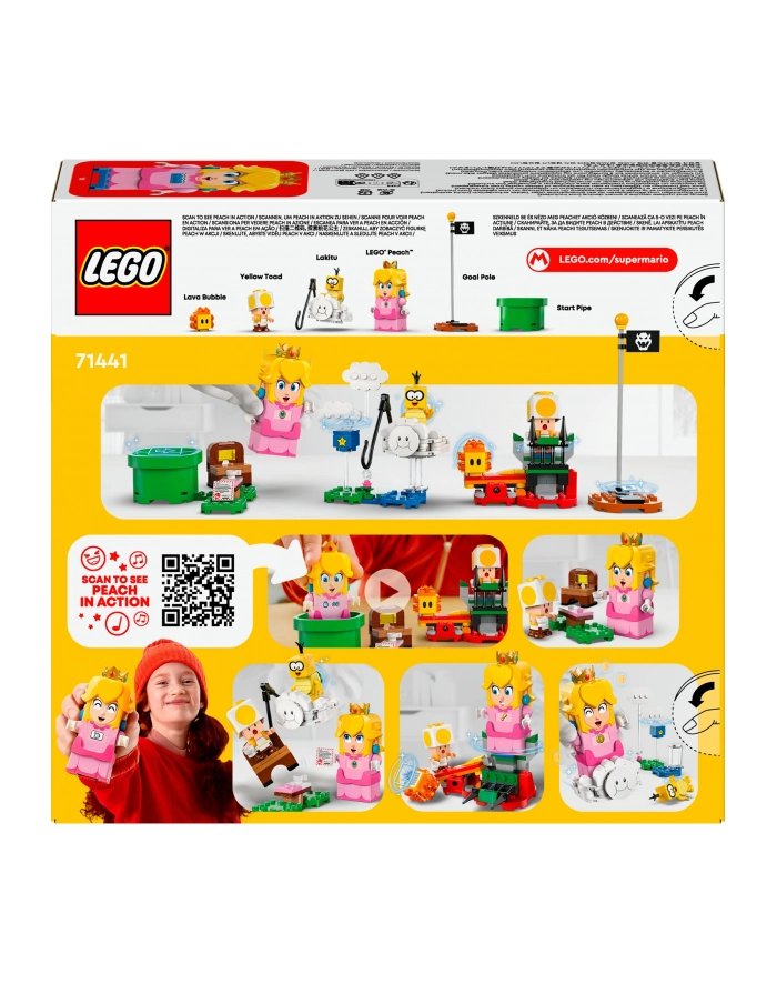 LEGO 71441 SUPER MARIO Przygody z interaktywną figurką LEGO Peach p4 główny